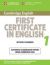 Cambridge First Certificate in English 1 for Updated Exam Student's Book without answers