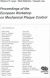 Proceedings of the European Workshop on Mechanical Plaque Control