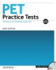 PET Practice Tests. Practice Tests with Key and Audio CD Pack