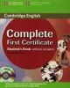 Complete First Certificate Student's Book with CD-ROM