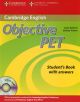 Objective PET Student's Book with answers with CD-ROM 2nd Edition
