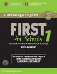 Cambridge English First 1 for Schools for Revised Exam from 2015 Student's Book Pack (Student's Book with Answers and Audio CDs (2))