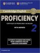 Cambridge English Proficiency 2 Student's Book with Answers