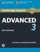 Cambridge English Advanced 3. Student's Book with answers with Audio