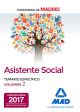 Asistentes sociales de la Comunidad de Madrid Temario especifico volumen 2