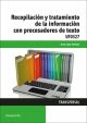 Recopilación y tratamiento de la información con procesadores de texto