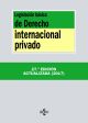 Legislación básica de Derecho Internacional privado (Derecho - Biblioteca De Textos Legales) (Español)