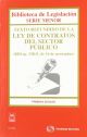 TEXTO REFUNDIDO DE LA LEY DE CONTRATOS DEL SECTOR PUBLICO