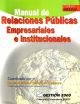 Relaciones piblicas empresariales e institucionales (Español) Tapa blanda