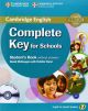 Complete Key for Schools for Spanish Speakers Student's Book without Answers with CD-ROM