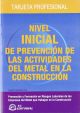 Nivel inicial de prevención de las actividades del metal en la construcción